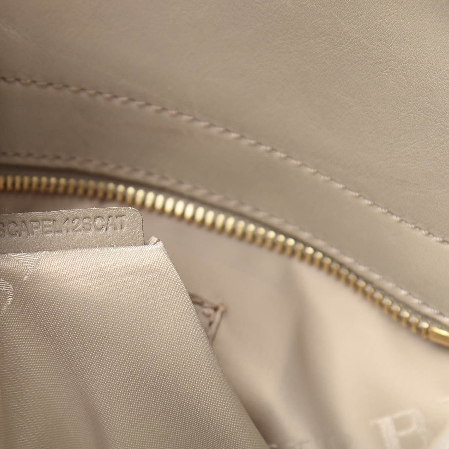 Burberry Calfskin Studded Hobo Beige 8 of 13