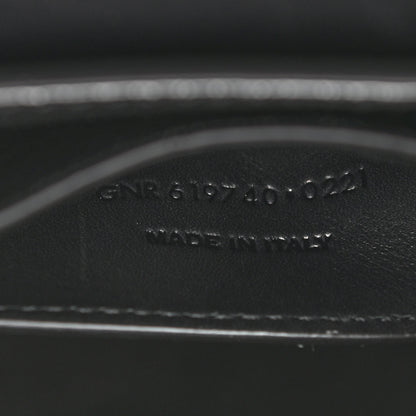 Saint Laurent Smooth Calfskin Classic Monogram Small Kaia Satchel Black 12 of 23