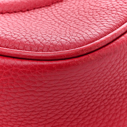 Gucci Pebbled Calfskin Small Soho Disco Bag Tabasco Red 10 of 10