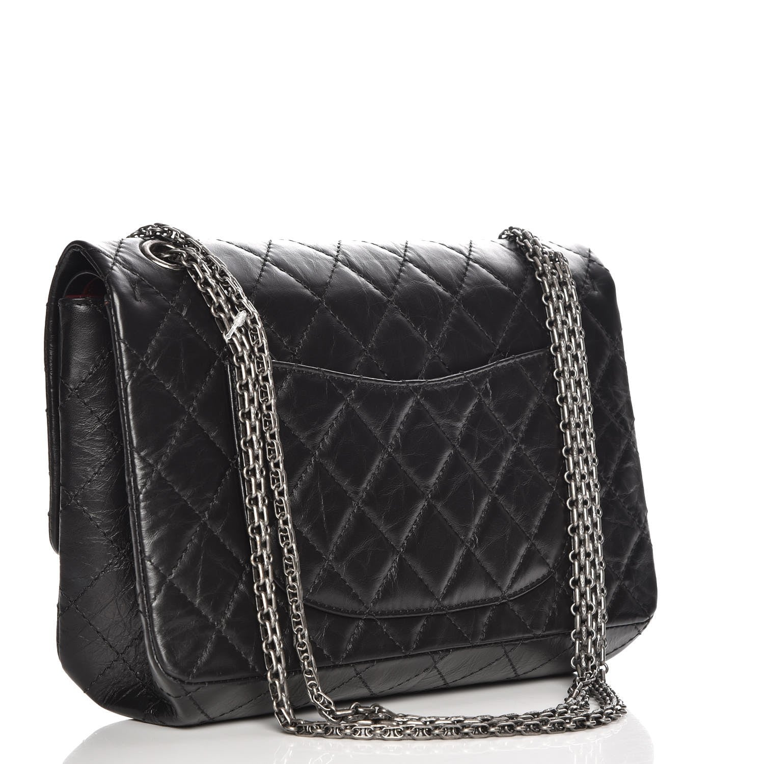 Chanel Aged Calfskin Quilted 2.55 Reissue 226 Flap Black 4 of 10