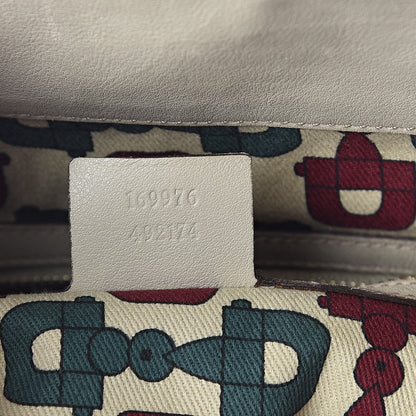 Gucci Guccissima Peggy Bamboo Top Handle Bag Ivory 7 of 10