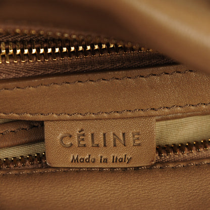 Celine Calfskin Bowler Bag Beige 8 of 9