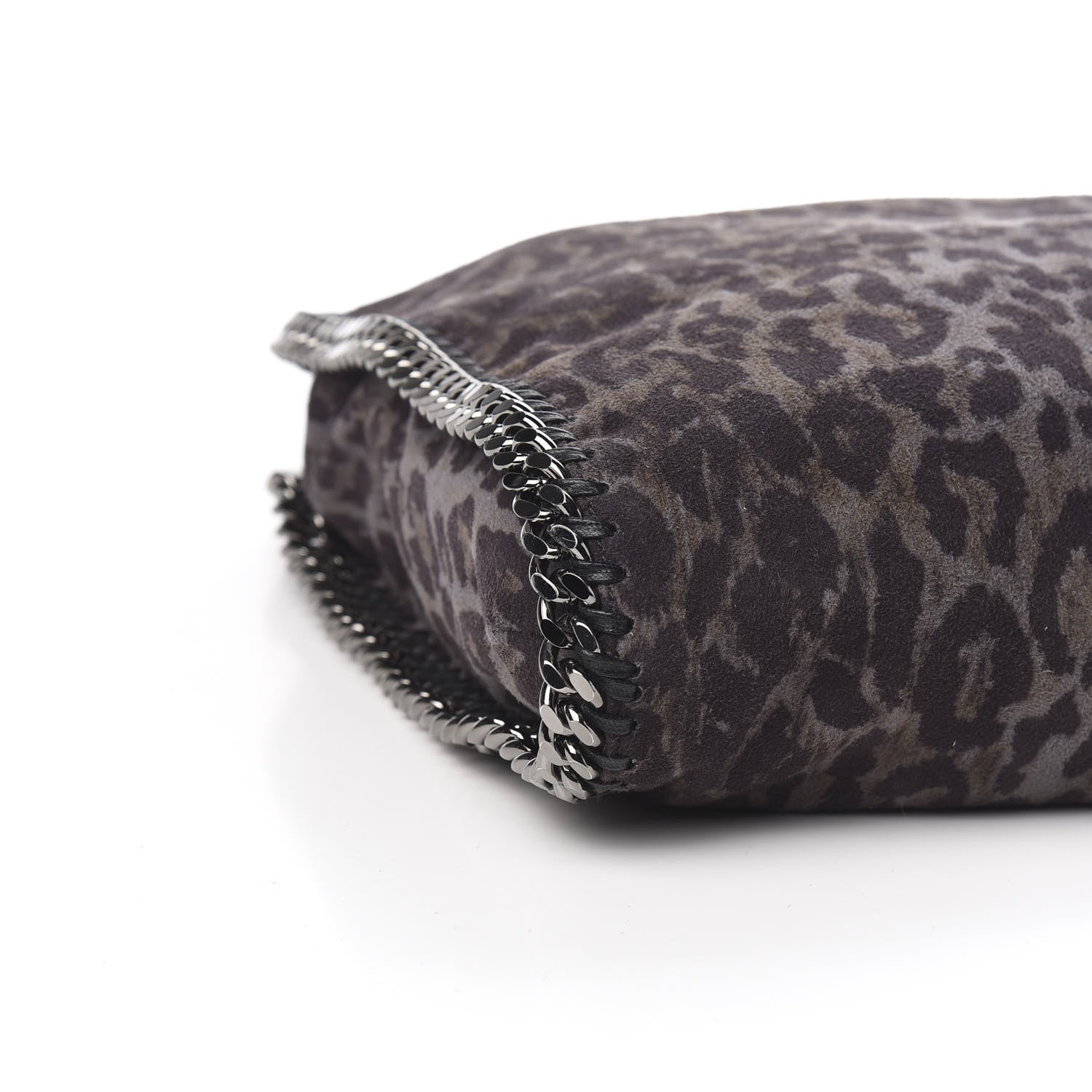 Stella McCartney Leopard Shaggy Deer Small Falabella Tote Grey 8 of 10