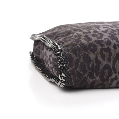 Stella McCartney Leopard Shaggy Deer Small Falabella Tote Grey 8 of 10