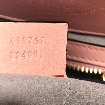 Gucci Nappa Bamboo Small Nymphaea Top Handle Bag Perfect Pink 7 of 10