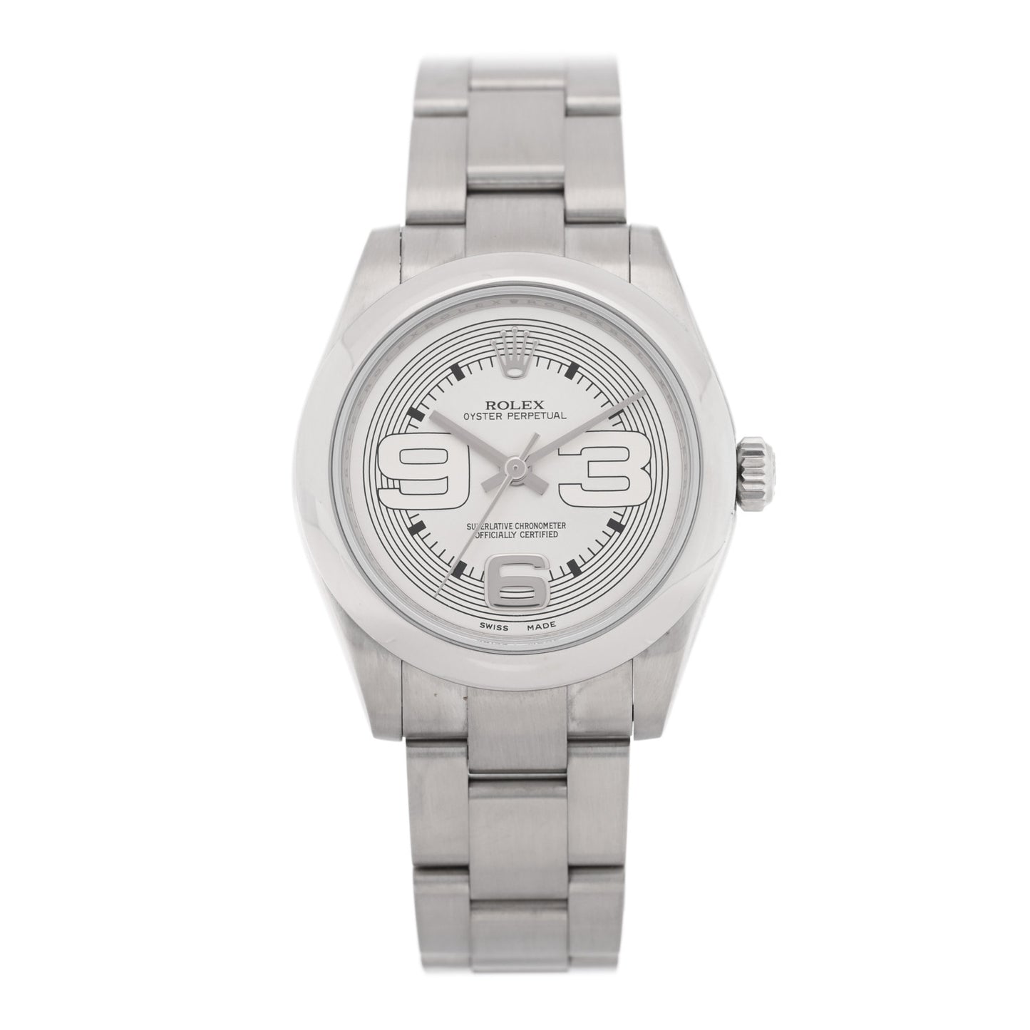 Stainless Steel 31mm Oyster Perpetual Watch Silver 177200