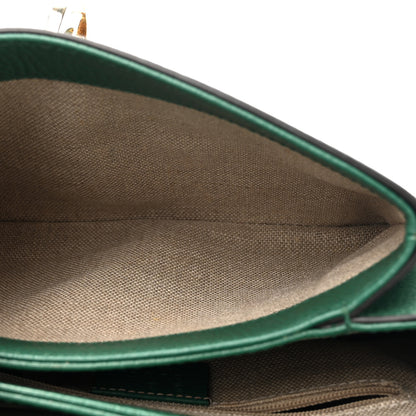 Gucci Dollar Calfskin Interlocking G Crossbody Bag Emerald 5 of 12