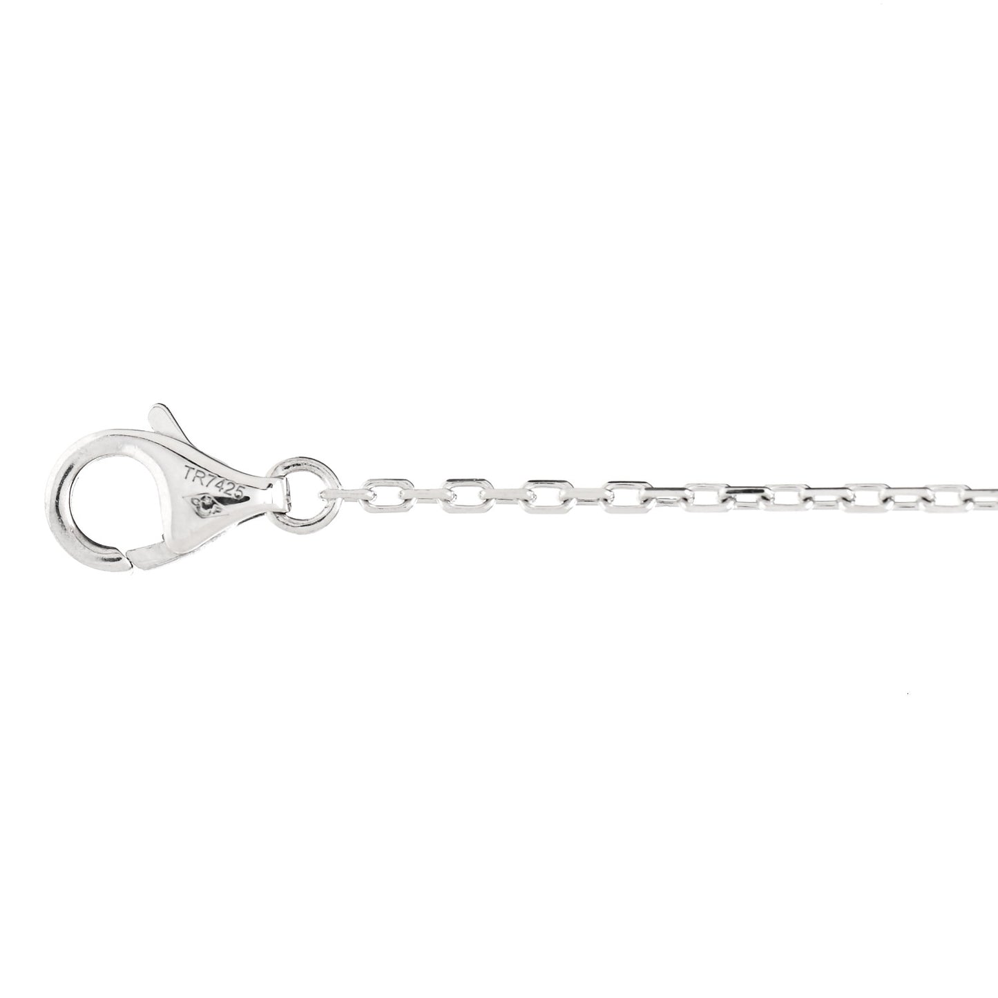 18K White Gold Diamond LM D'Amour Pendant Necklace