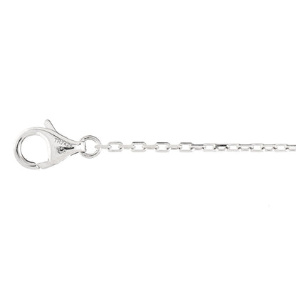 Cartier 18K White Gold Diamond LM D'Amour Pendant Necklace 5 of 6