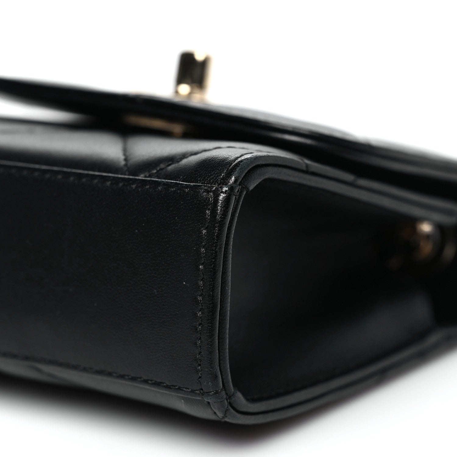 Chanel Lambskin Quilted Mini Trendy CC Chain Wallet Black 10 of 10