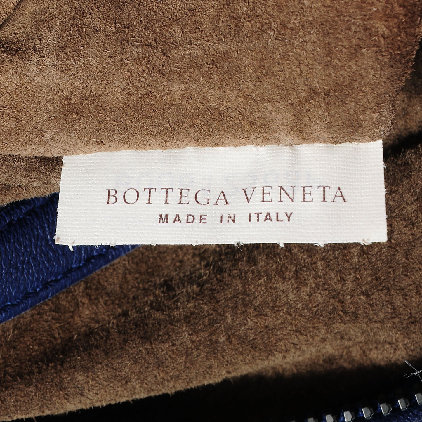 Nappa Silk Mini Ponza Devore Fuzzy Maxi Hobo Indigo