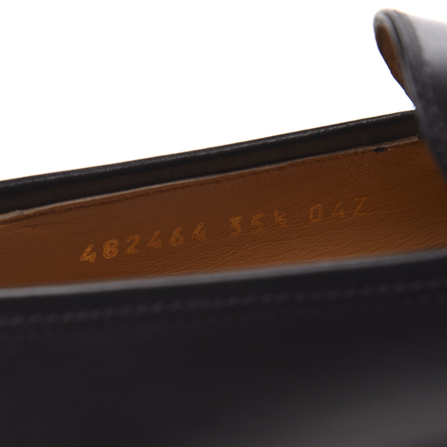 Calfskin Womens Jordaan Loafers 35.5 Black