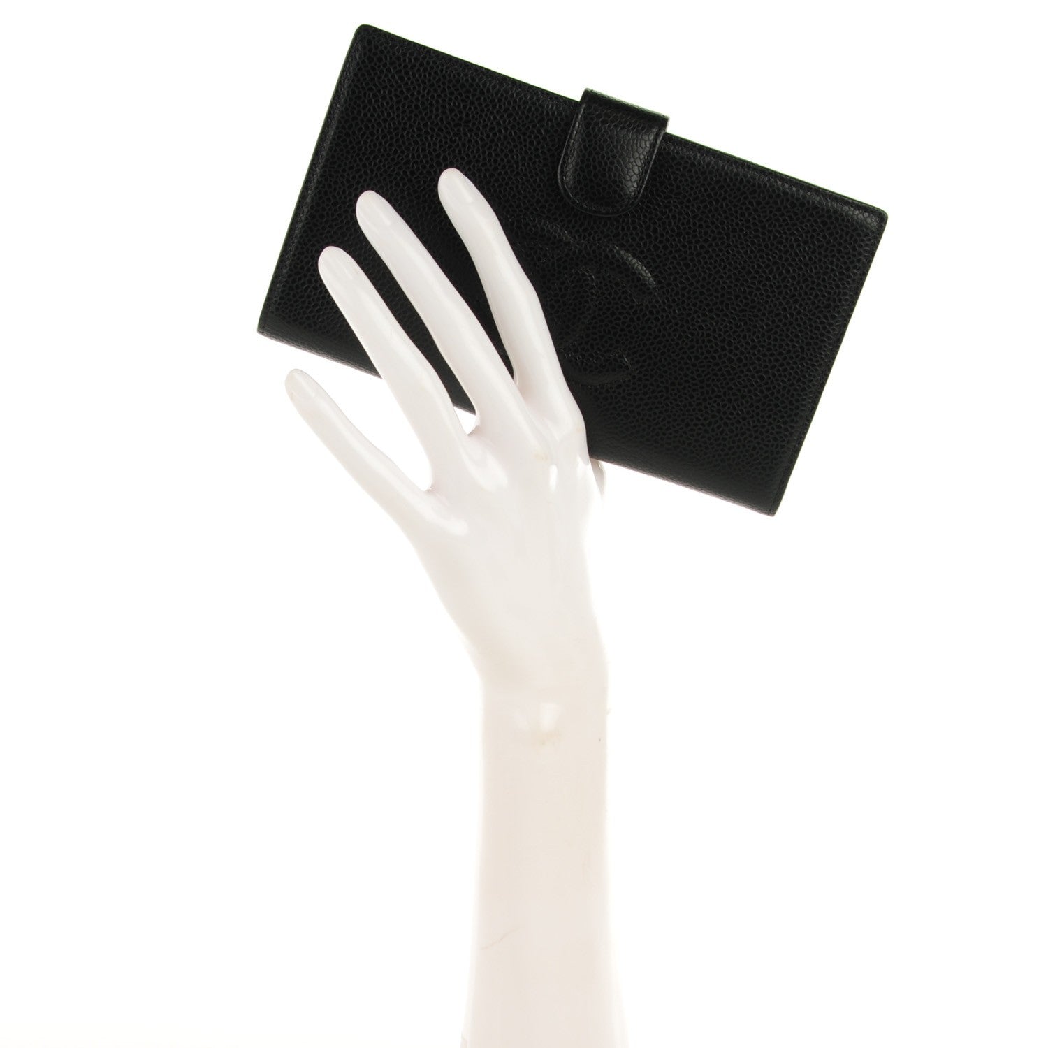Chanel Caviar Timeless CC French Wallet Black 2 of 7