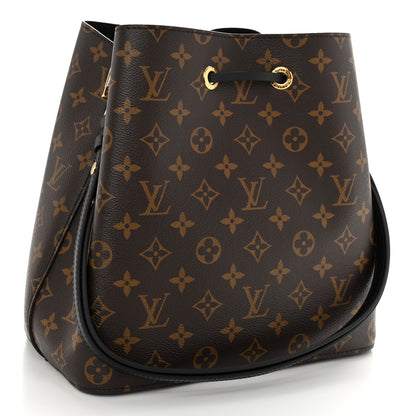 Louis Vuitton Monogram Neonoe MM Black 3 of 9