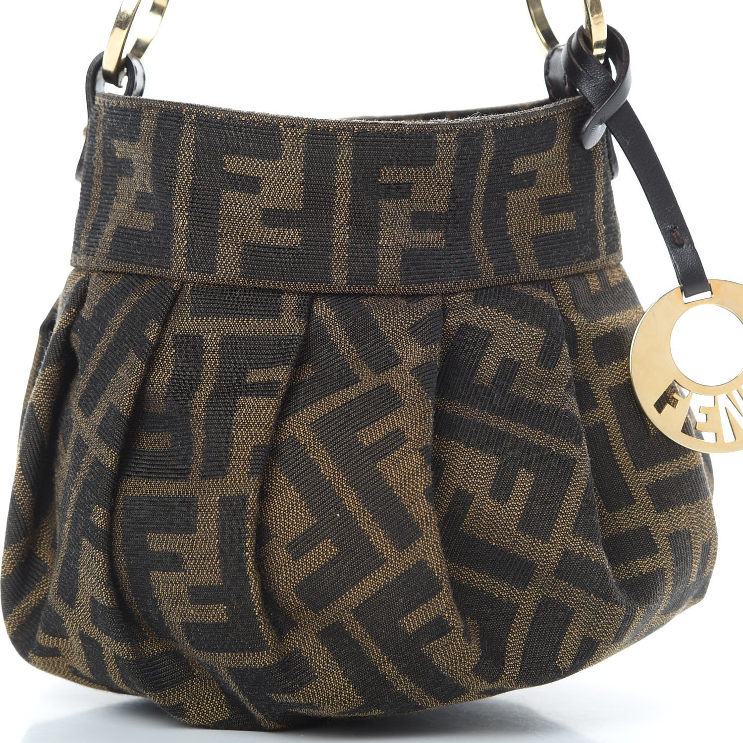 Fendi Zucca Mini Chef Hobo Tobacco 8 of 10