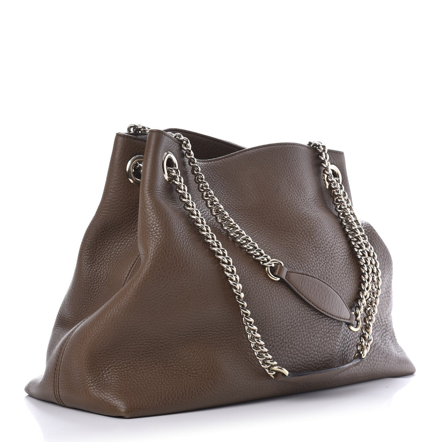 Cellarius Calfskin Medium Soho Chain Shoulder Bag Acero