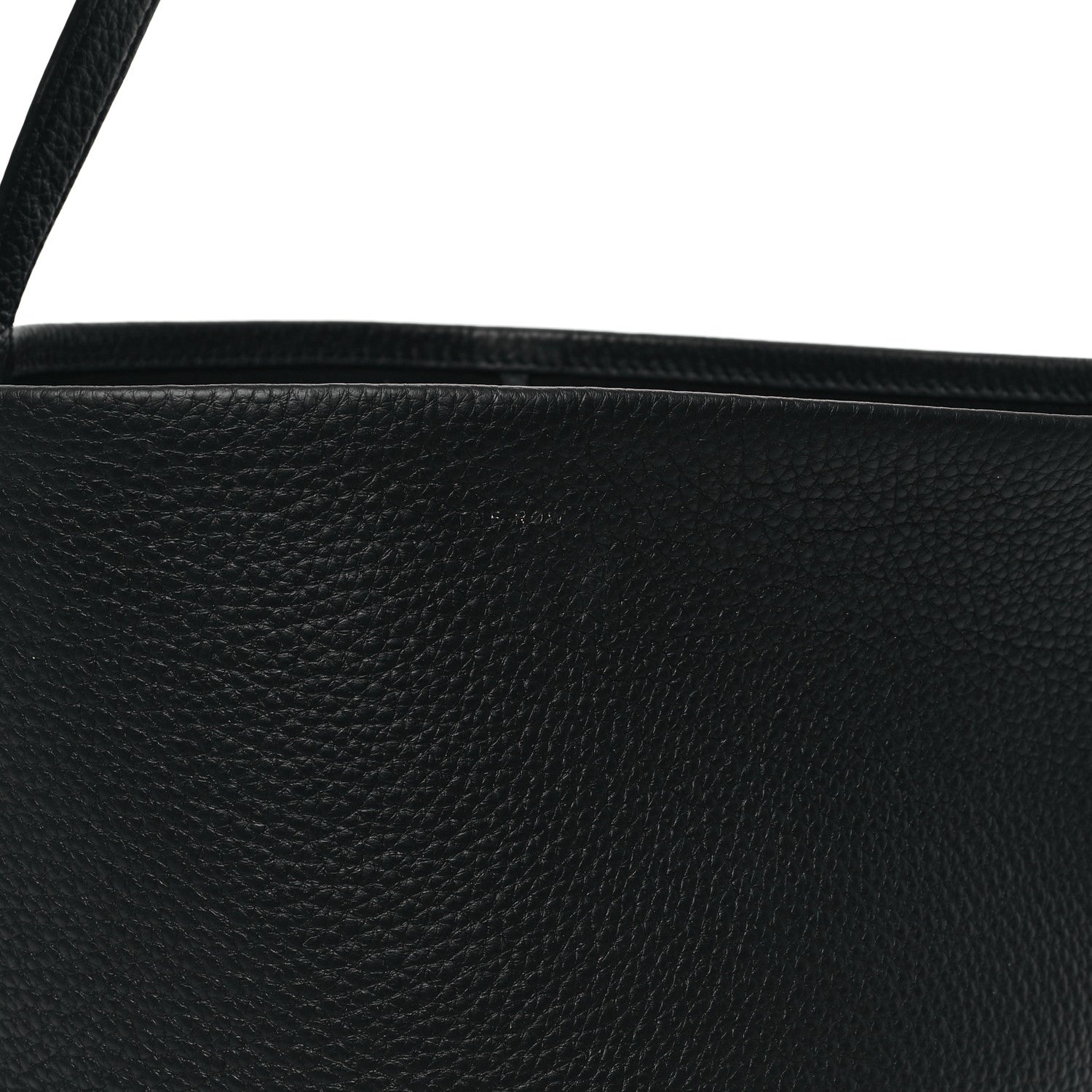The Row Grained Calfskin Medium N/S Park Tote Black 7 of 11