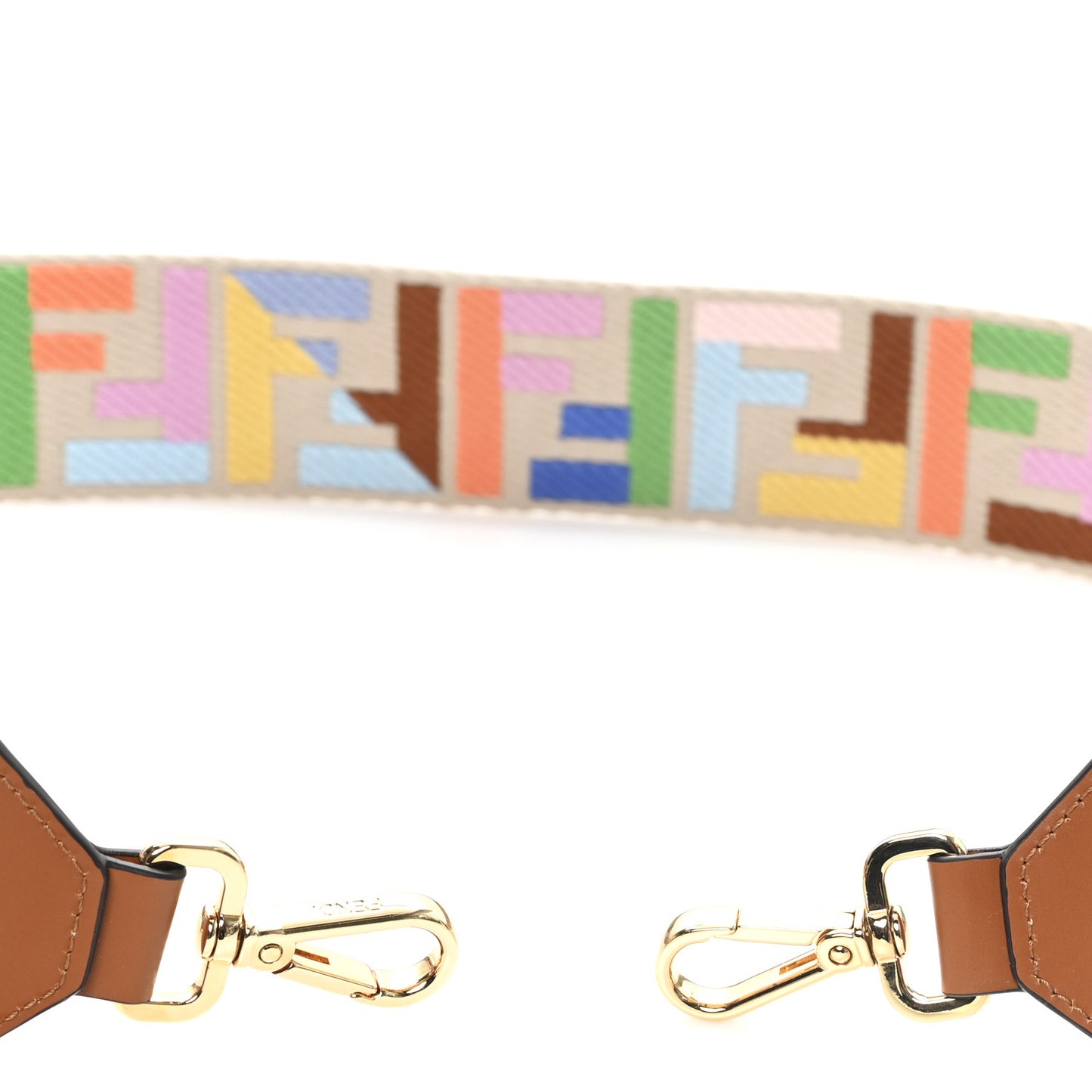 Canvas Calfskin FF 1974 Adjustable Strap You Multicolor Cuoio