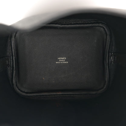 Hermes Ostrich Micro Picotin Lock Black 5 of 12