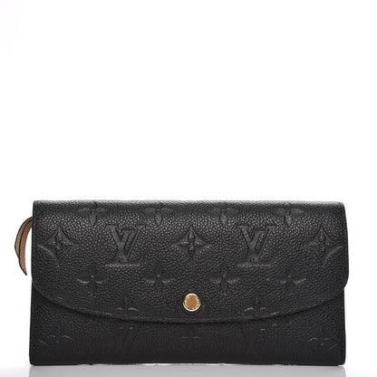 Louis Vuitton Empreinte Emilie Wallet Black Dune 1 of 7