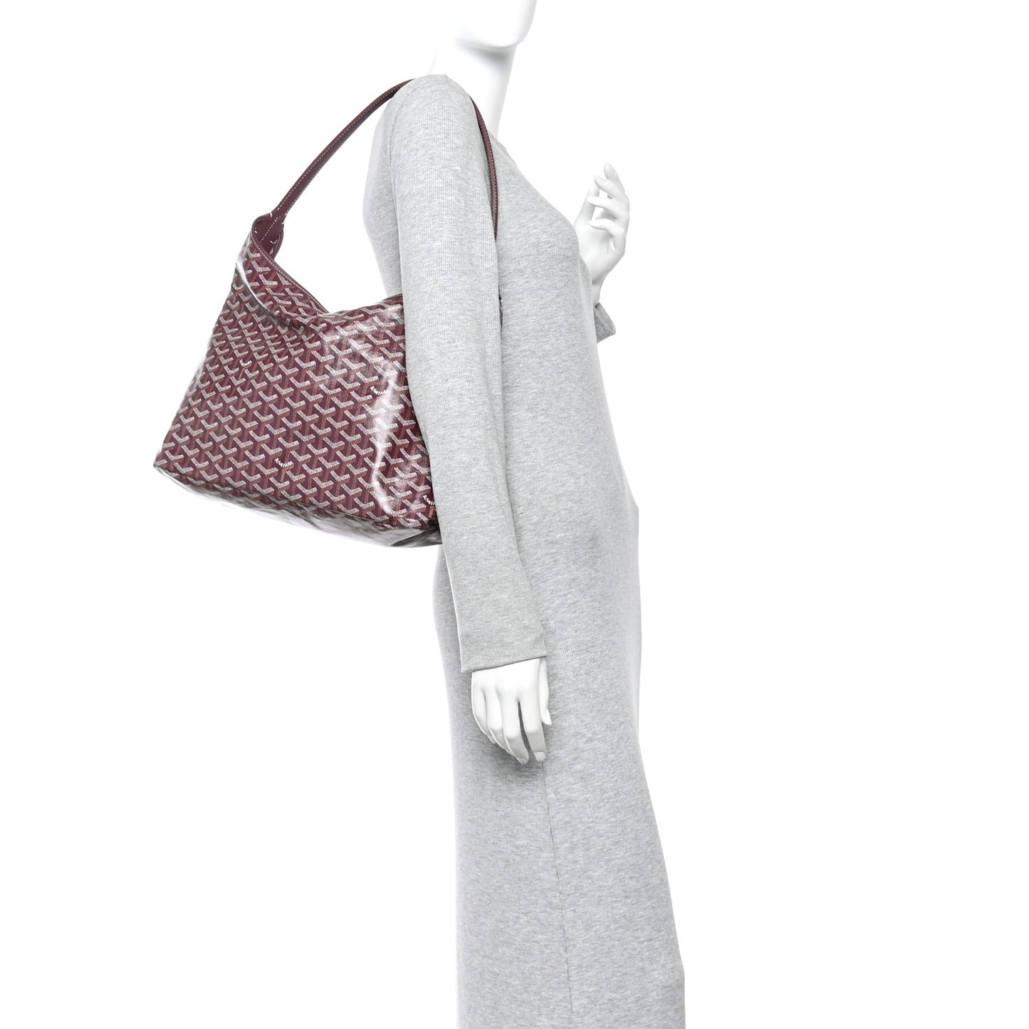 Goyardine Boheme Hobo Burgundy