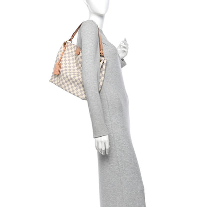 Louis Vuitton Damier Azur Graceful PM Rose Ballerine 2 of 11
