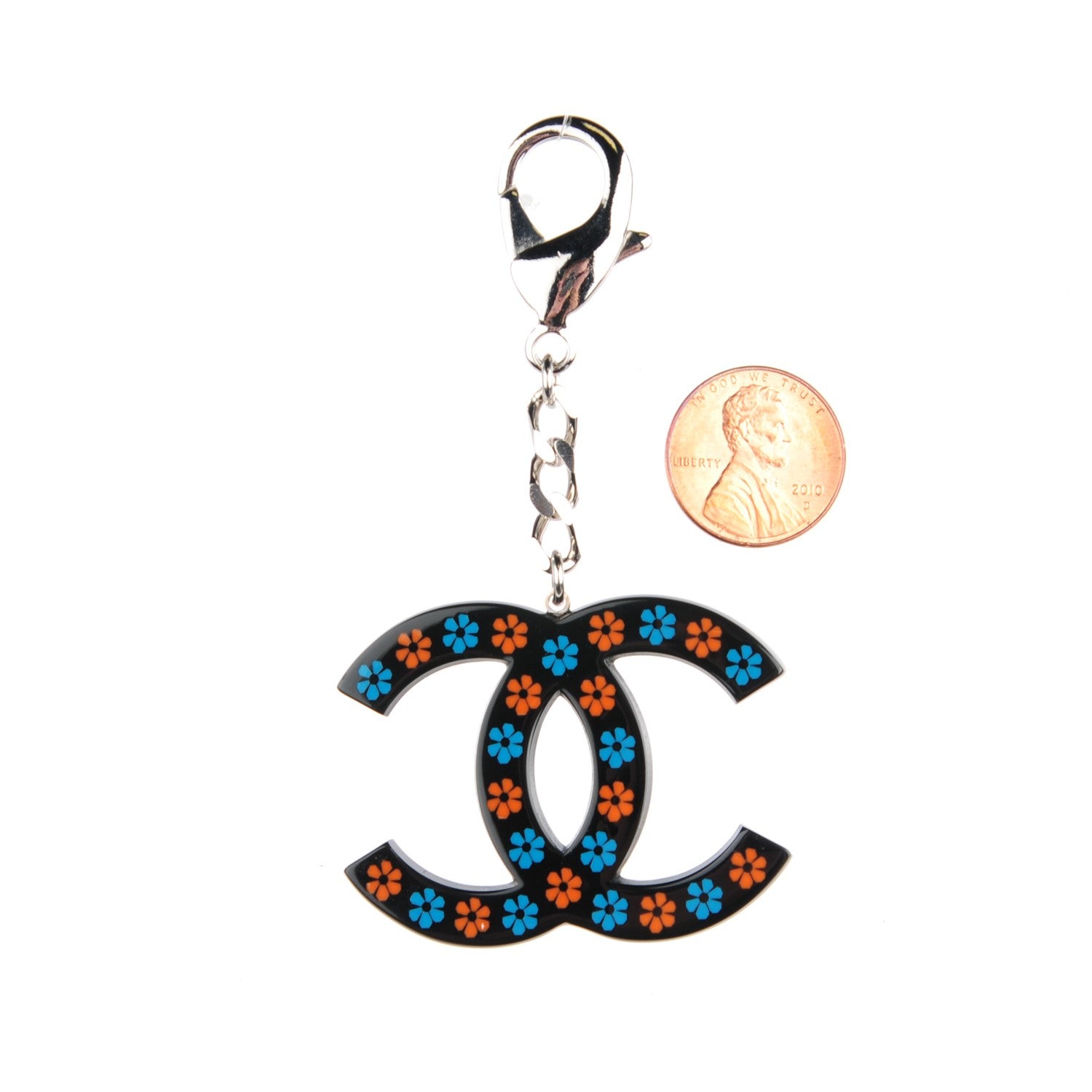 Chanel Resin CC Camellia Bag Charm Black 131792 – FASHIONPHILE