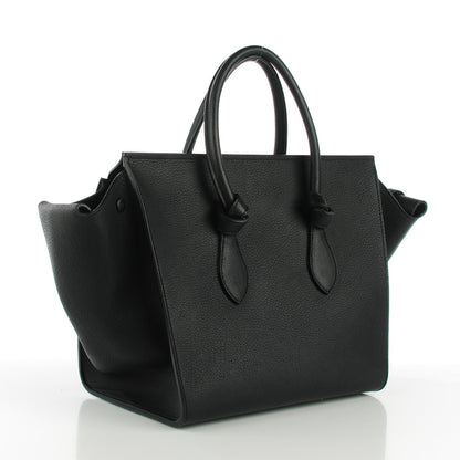 Celine Crisped Calfskin Small Tie Knot Tote Black 3 of 7