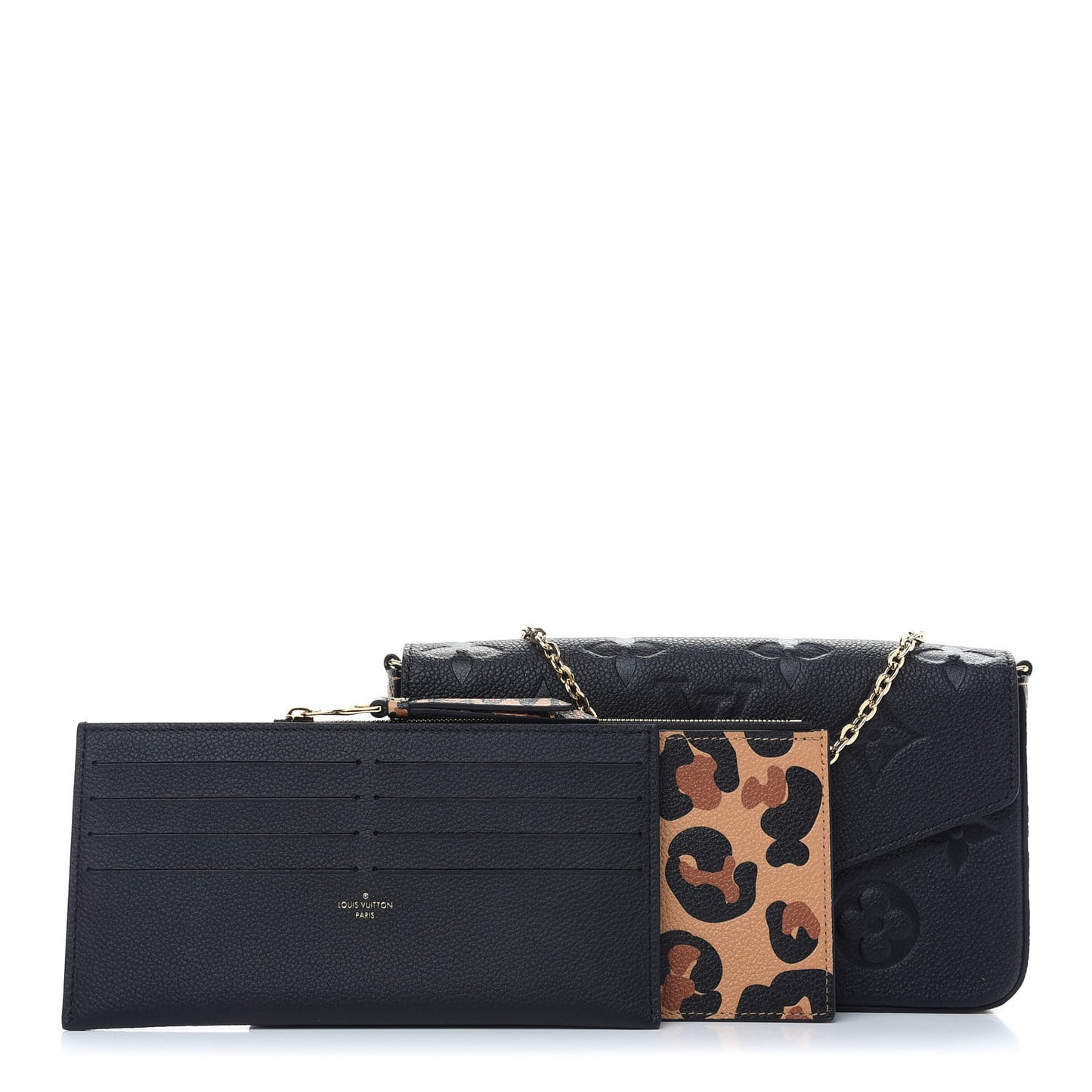 Empreinte Monogram Giant Wild At Heart Felicie Pochette Black