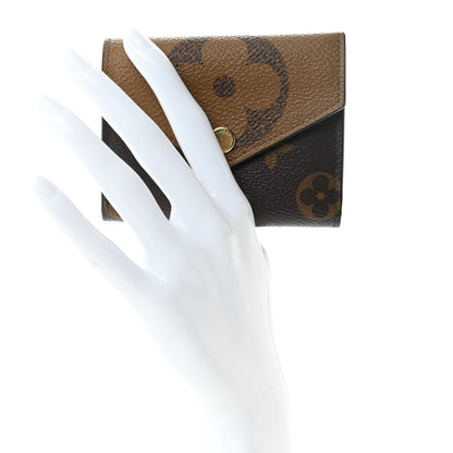 Louis Vuitton Reverse Monogram Giant Zoe Wallet 2 of 12