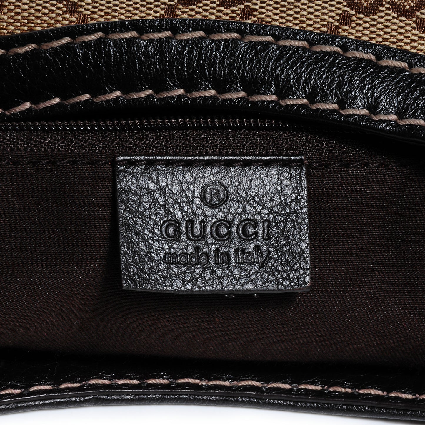 Monogram New Ladies Web Large Hobo Brown