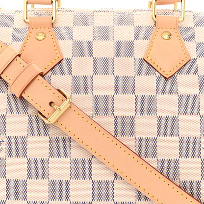 Louis Vuitton Damier Azur Speedy Bandouliere 25 8 of 10