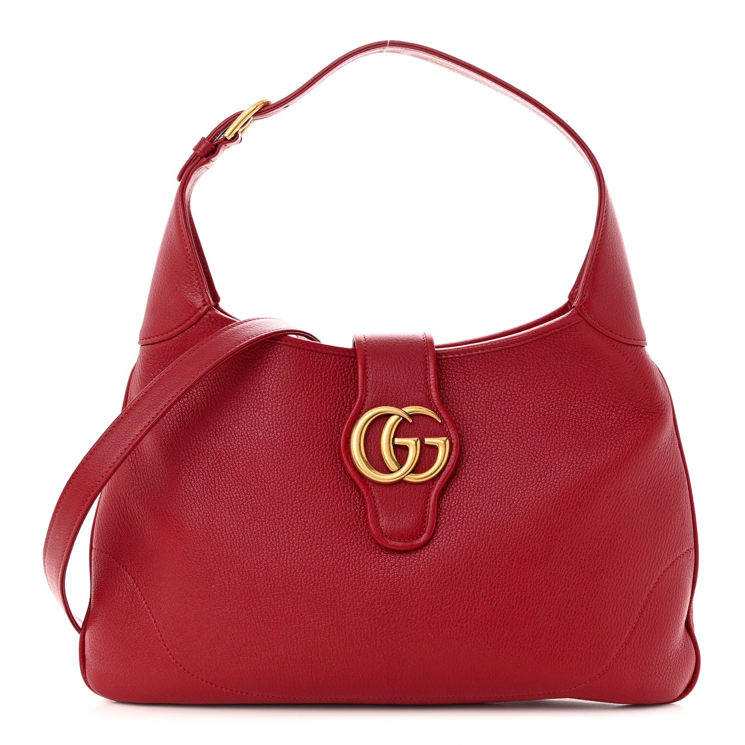 Gucci Goatskin Medium Aphrodite Shoulder Bag Hibiscus Red 1 of 10