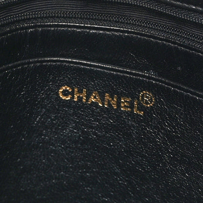 Chanel Lambskin Quilted Shopping Tote Black 6 of 9