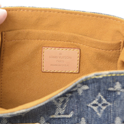 Louis Vuitton Monogram Denim Mini Pleaty Blue 6 of 12
