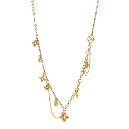 Louis Vuitton Metal Blooming Supple Necklace Gold 1 of 6