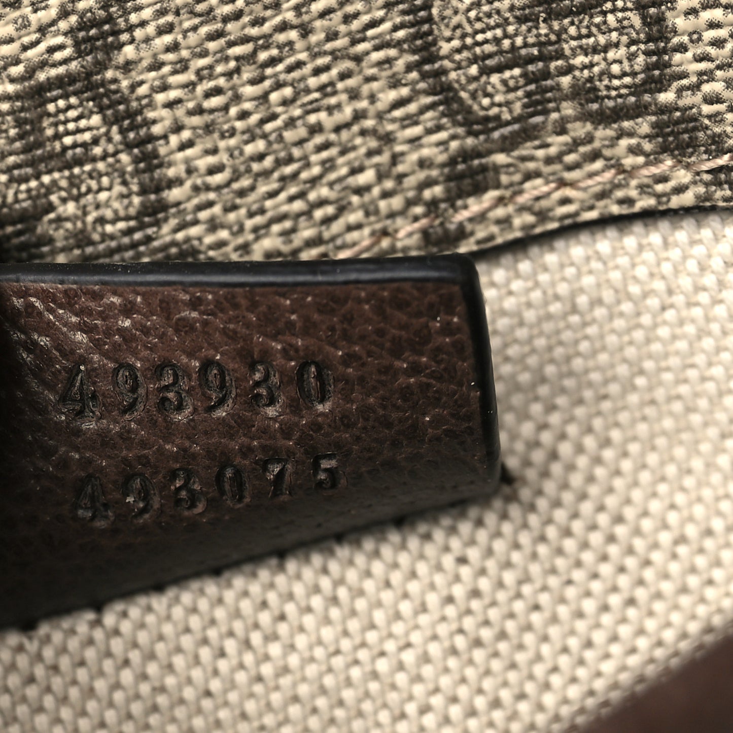 GG Supreme Monogram Neo Vintage Web Belt Bag Brown