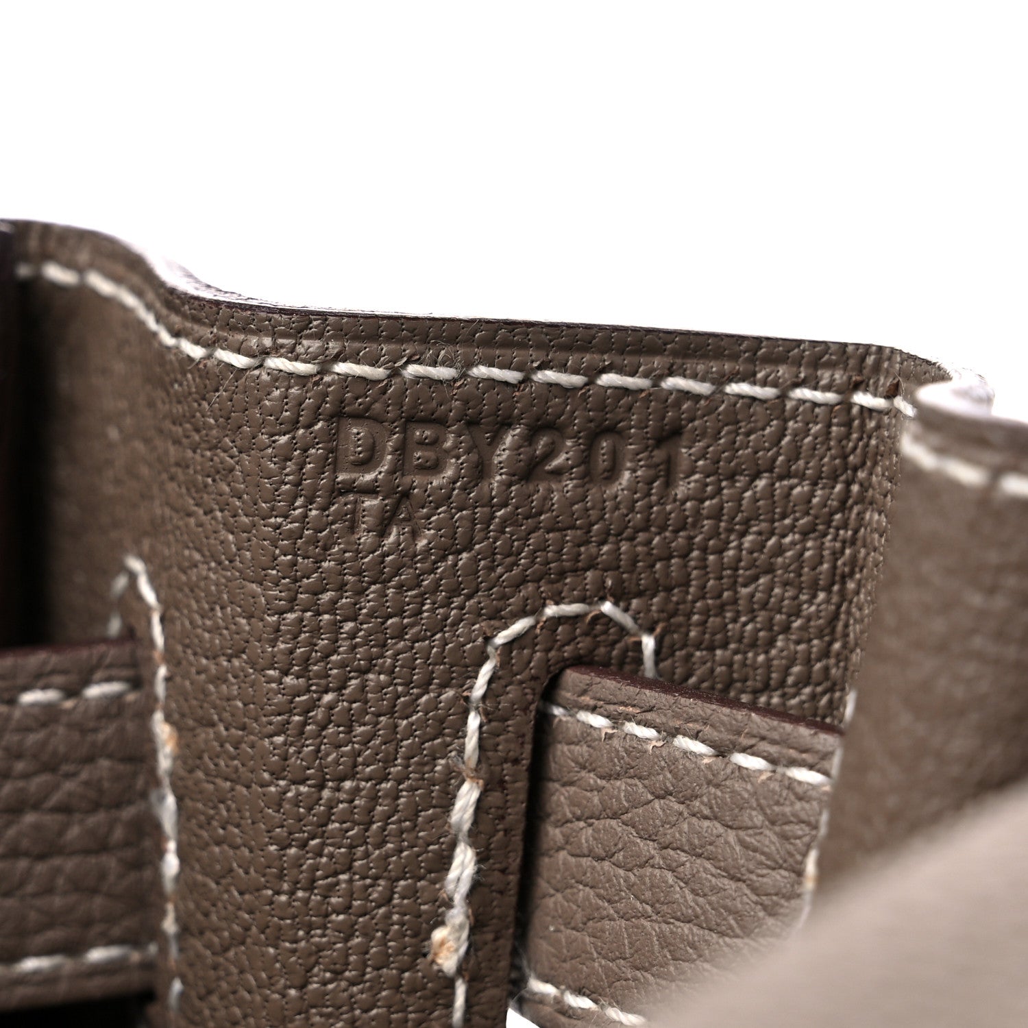 Hermes Togo Kelly Retourne 28 Etoupe 8 of 11