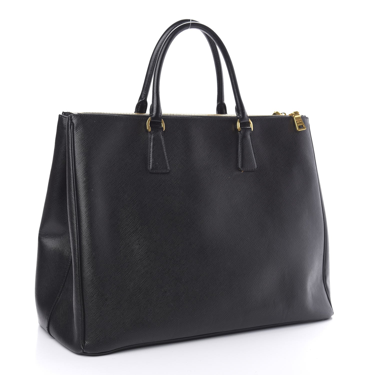 Prada Saffiano Lux Extra Large Galleria Double Zip Tote Black 3 of 14