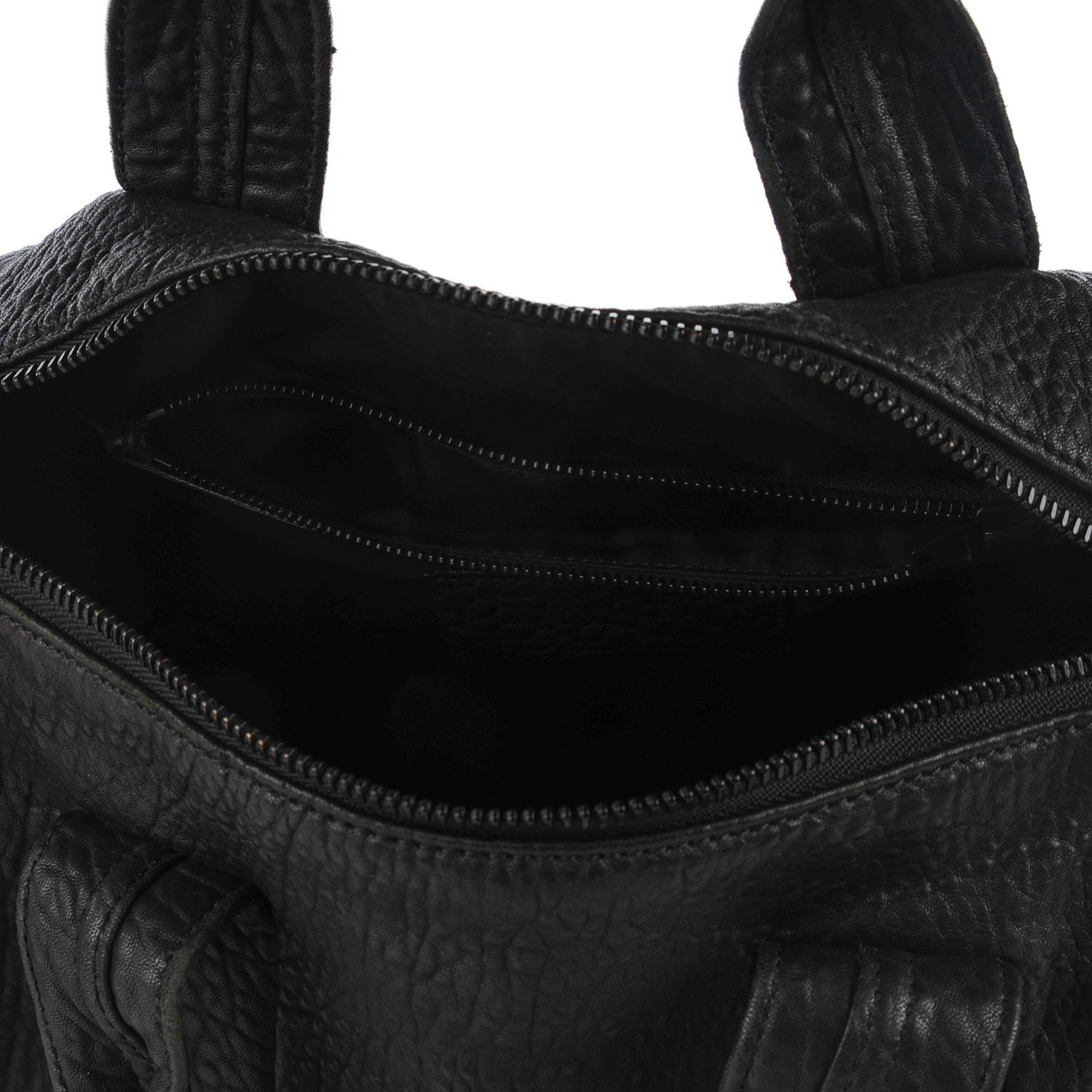 Alexander Wang Pebbled Lambskin Rocco Black Matte Black Hardware 5 of 8