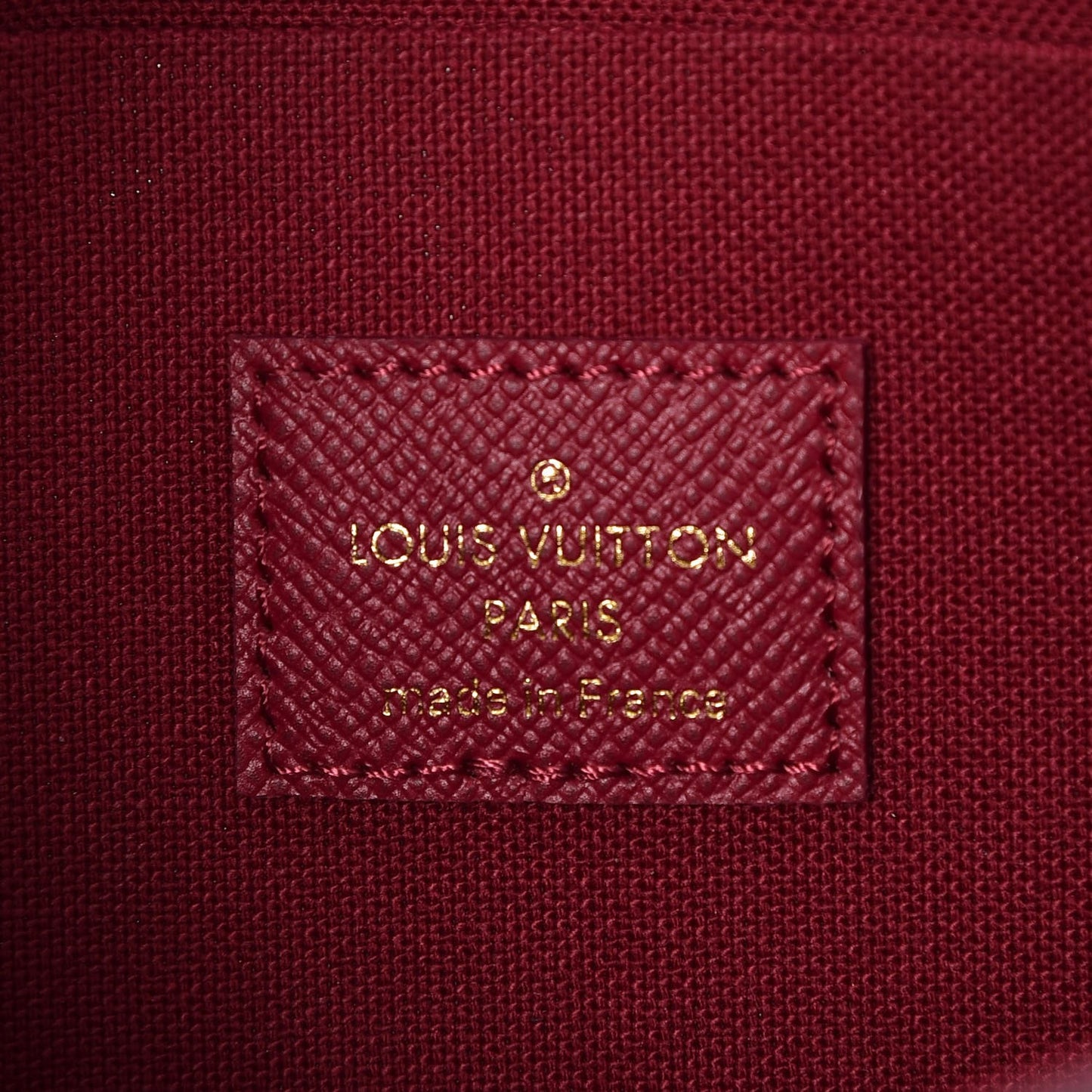 Monogram Pochette Felicie Chain Wallet Fuchsia