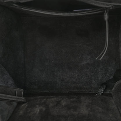 Celine Grained Calfskin Medium Phantom Luggage Black 5 of 10