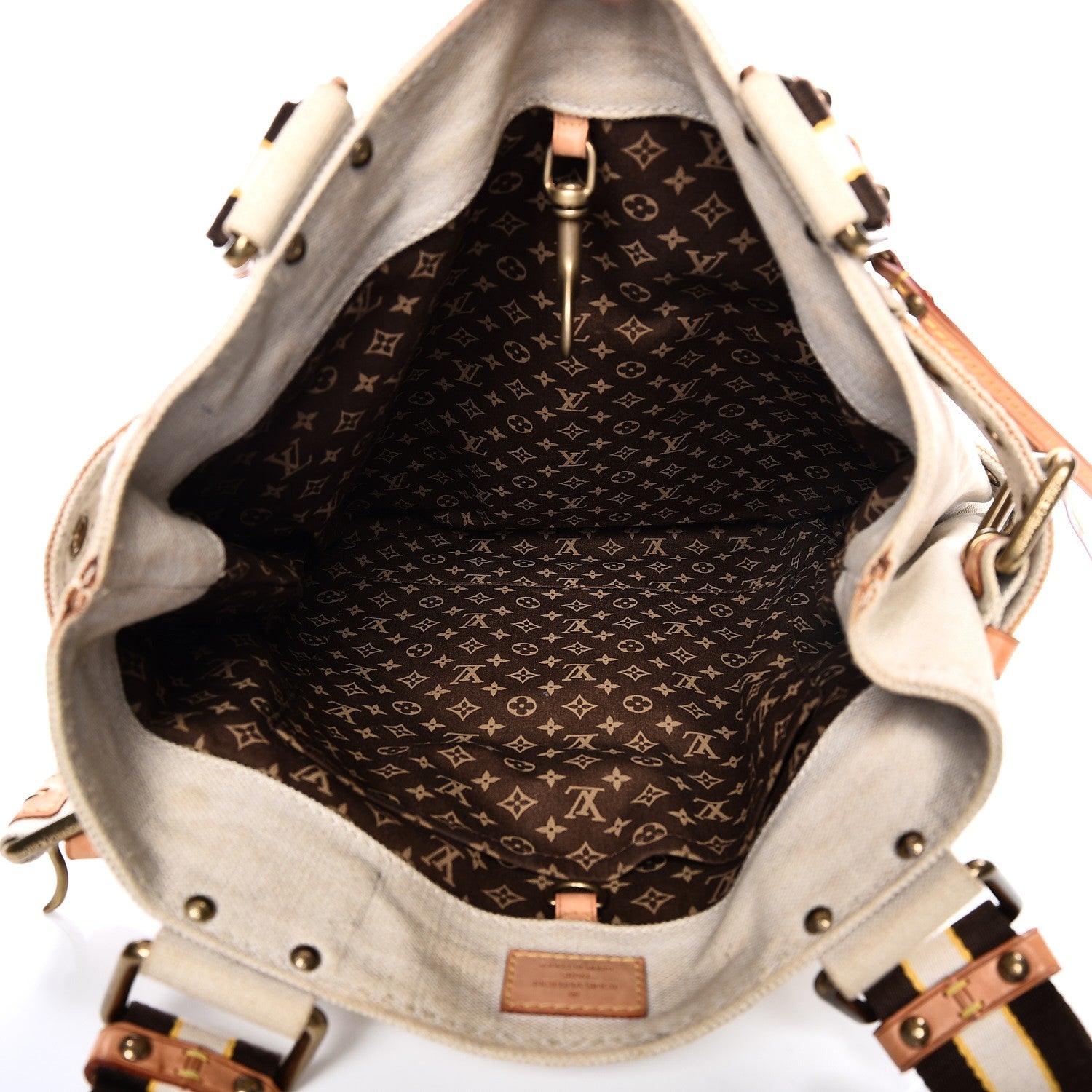 Louis Vuitton Toile Globe Shopper Cabas MM Red 5 of 16