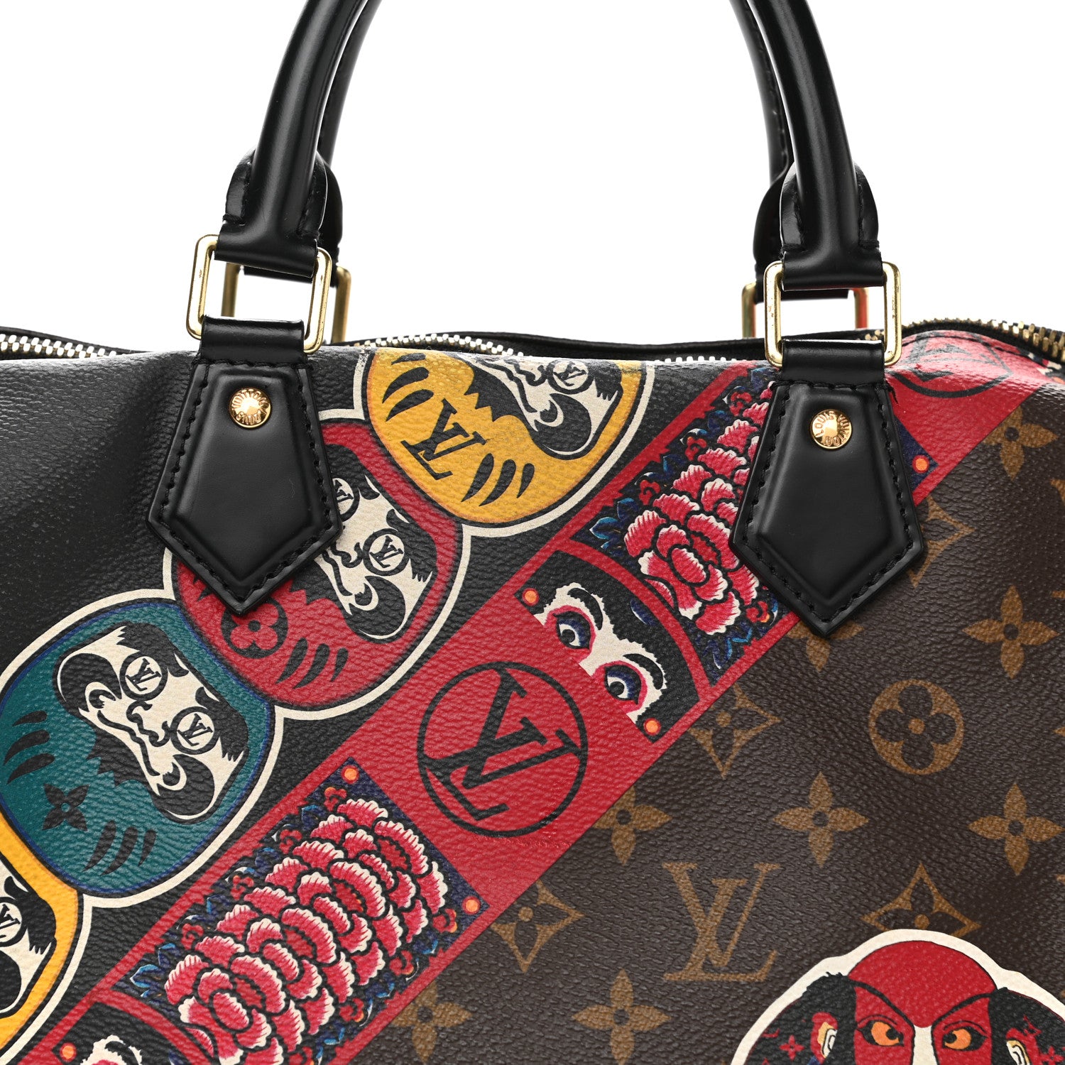 Louis Vuitton Monogram Kabuki Speedy 30 8 of 10