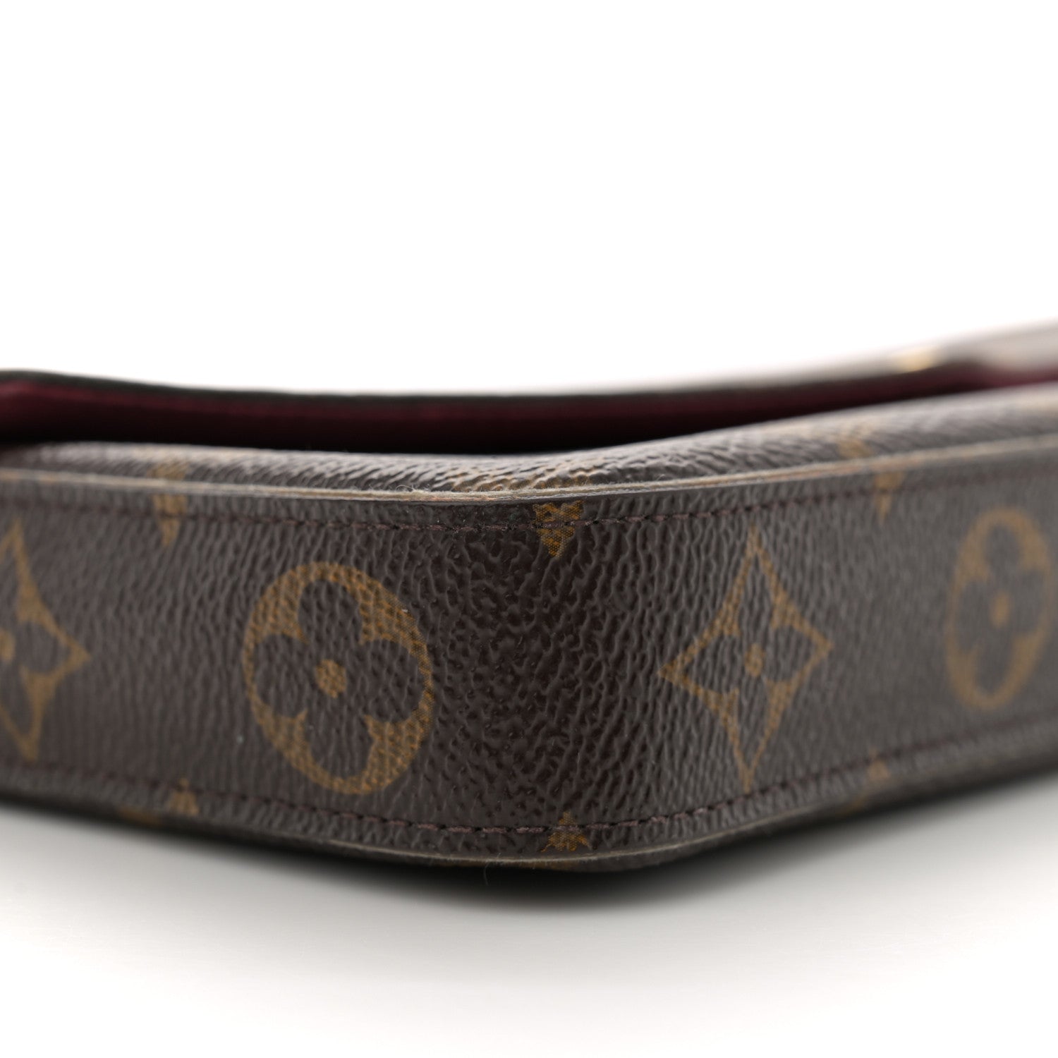 Louis Vuitton Monogram Pochette Felicie Chain Wallet Fuchsia 10 of 14