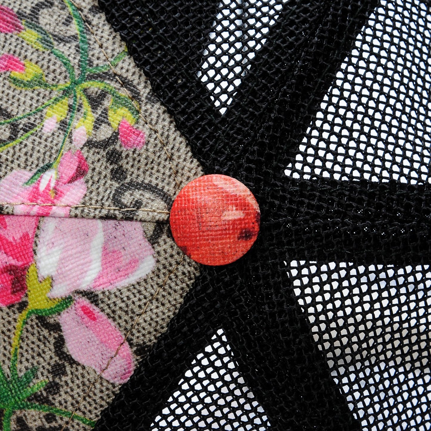 GG Supreme Monogram Blooms Baseball Hat M Beige Multicolor