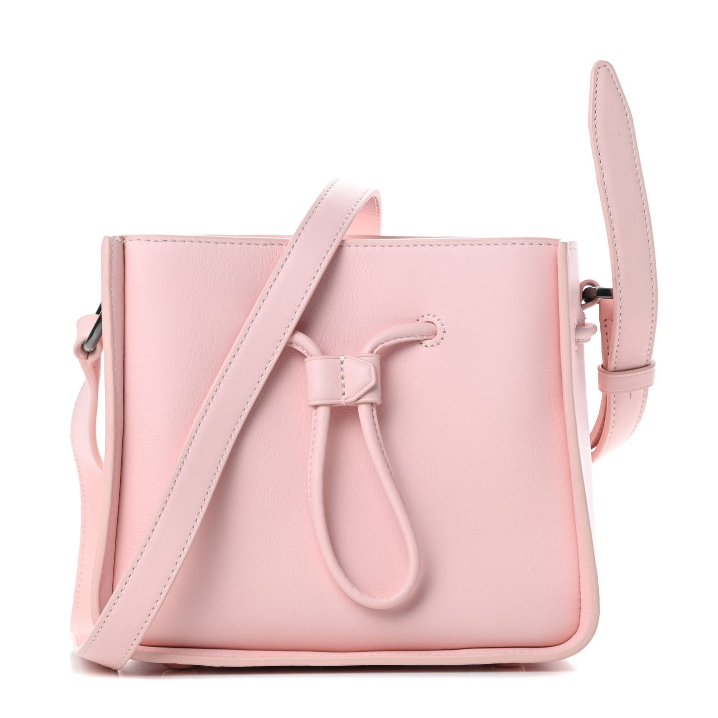 Smooth Calfskin Mini Soleil Bucket Bag Light Pink