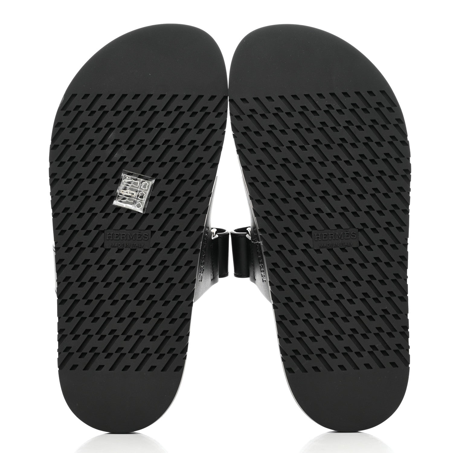 Hermes Calfskin Womens Chypre Sandals 36 Black 5 of 9
