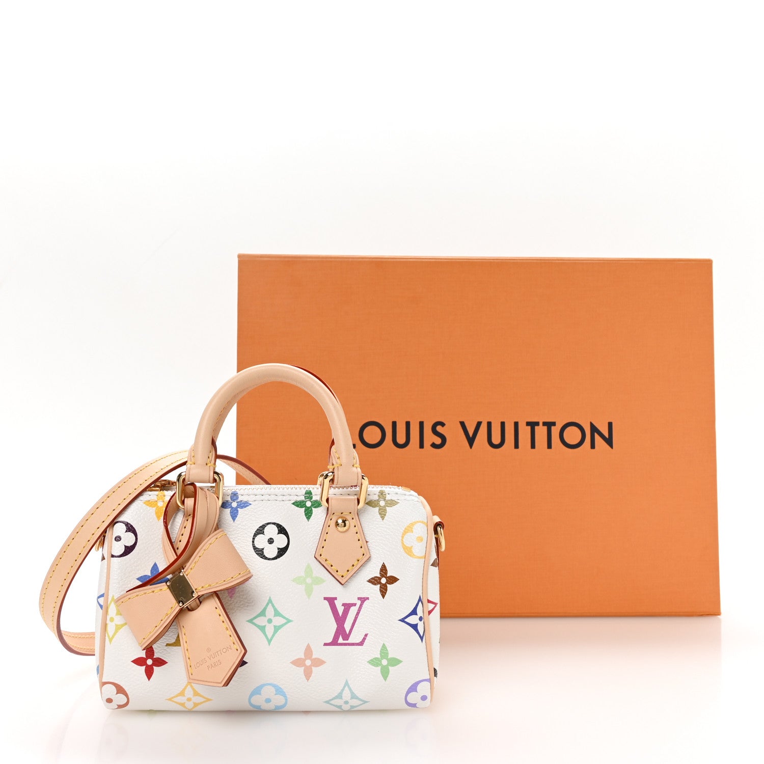 Louis Vuitton LV X TM Monogram Multicolor Nano Speedy White 10 of 10