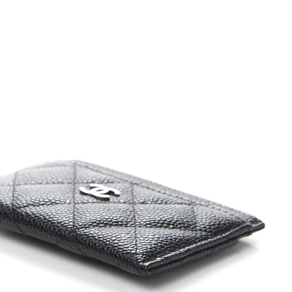 Chanel Caviar Quilted Card Holder Black 10 of 11